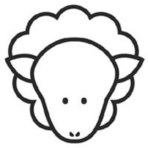 sheep face coloring pages surfnetkids