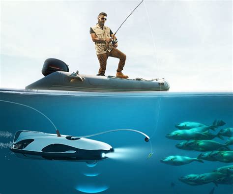 underwater smart fishing drone