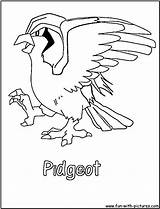 Pidgeot Coloring sketch template