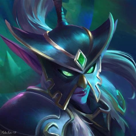 a few portraits of heroes of the storm characters mostly based on