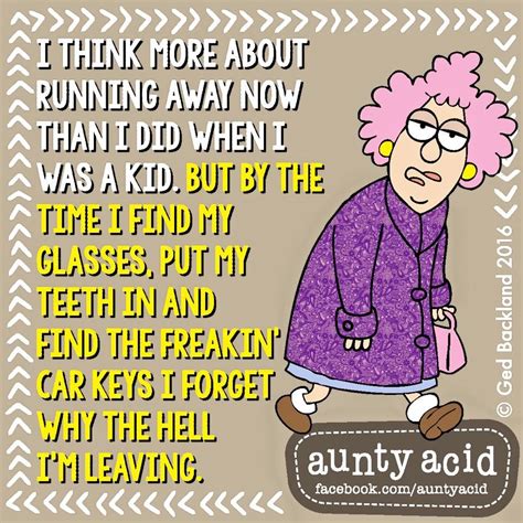 Funny Aunty Acid Quotes Shortquotes Cc