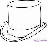 Hat Mad Hatter Template Coloring Hats Printable Drawing Pattern Hatters Party Tea Lincoln Abraham Pilgrim Kids Quilt Labels Preschool Crafts sketch template