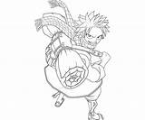 Natsu Fairy Tail Coloring Pages Dragneel Fight Another Template sketch template