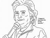 Hillary sketch template
