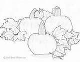 Coloring Pages Pumpkin Patch Comments Fall sketch template