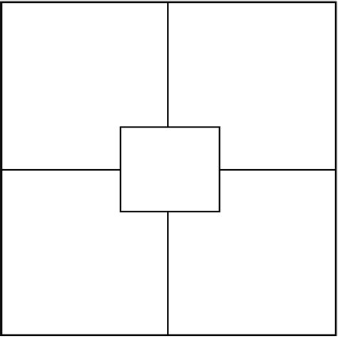 blank printable square template howtowiki