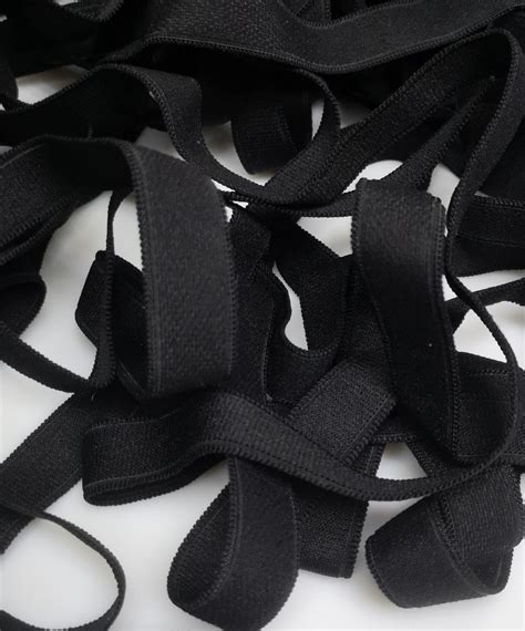 elastic mm thick black fabricstore