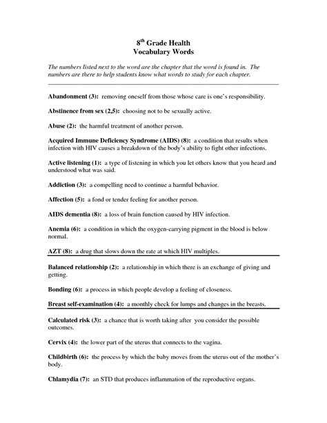 grade vocabulary worksheets printable   images   grade