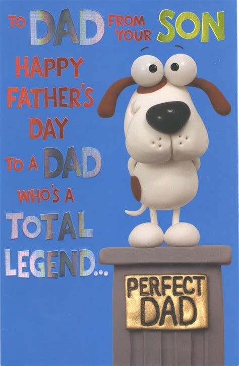 To Dad From Son Happy Father S Day Card Cards Love Kates