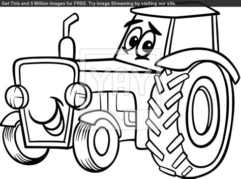 coloring pages  johnny tractor