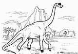 Dinossauros Brachiosaurus sketch template
