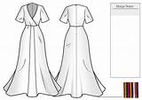 Flat Sketch Dress Drawing Flats Garment Fashion Dresses Draw Paintingvalley Sketches Technical Drawings Fashionable Explore Collection Tutorial Use Designers Where sketch template