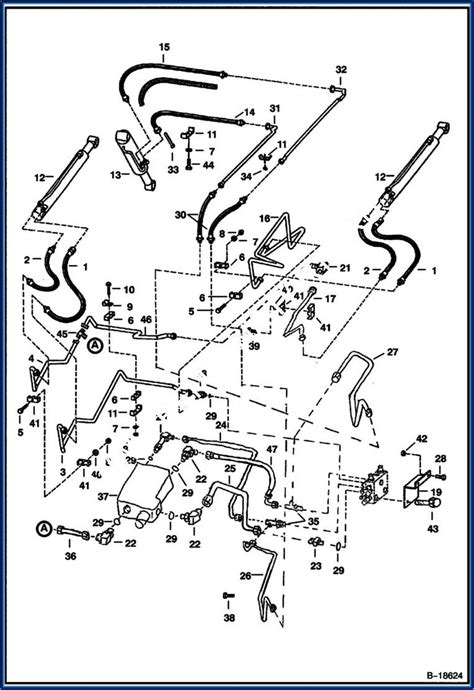 bobcat  hydraulic hose diagram diagrams resume template