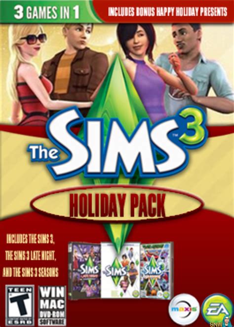 sims  holiday pack snw simsnetworkcom