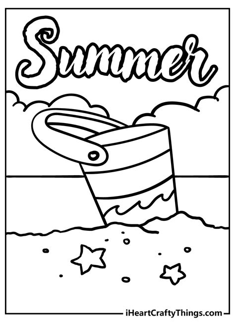 happy summer coloring page  printable coloring pages  kids