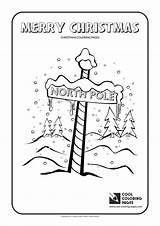 Pole North Coloring Pages Cool Print sketch template