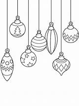 Weihnachtskugeln Kerstballen Ausmalbild Malvorlage Kleurplaten Persoonlijke sketch template