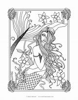 Coloring Molly Pages Harrison Fantasy Books Mermaid Fresh Water Template sketch template