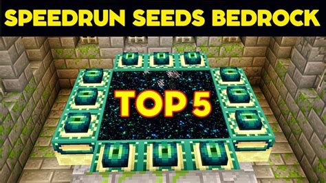 Top 5 Speedrunning Seeds Minecraft 1 19 Minecraft 1 20 Pe Best