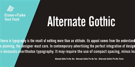 alternate gothic pro ef  fonts  fonts master