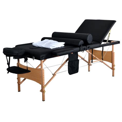 new 84 l 3 fold massage table portable facial bed w sheet bolsters carry case 3 ebay