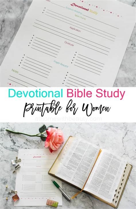 devotional bible study printable  women bible study