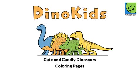 dinokids coloring pages  cuteforkidsnet