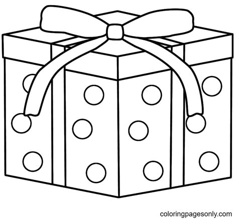 presents christmas coloring page  printable coloring pages