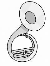 Sousaphone Clipart Drawing Clip Tuba Getdrawings Clipground sketch template