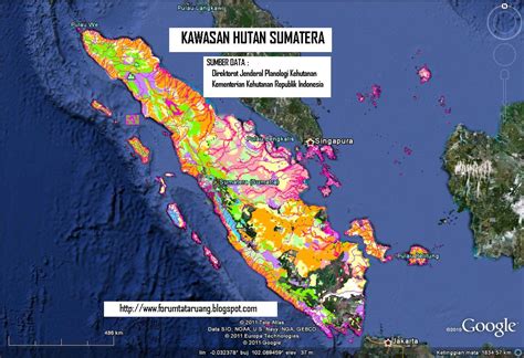 forum tata ruang peta kawasan hutan sumatera