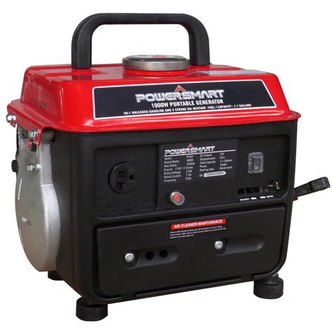 powersmart  watt gasoline powered manual start portable generator ps  home depot