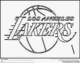 Coloring Pages Logo Lakers Nba Basketball Los Angeles Kids Printable Jordan College Players Michael Color La Colouring Sheets Print Lebron sketch template