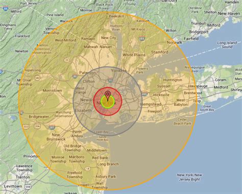 blast radius  tsar bomba  largest nuclear weapon  built  eleven time