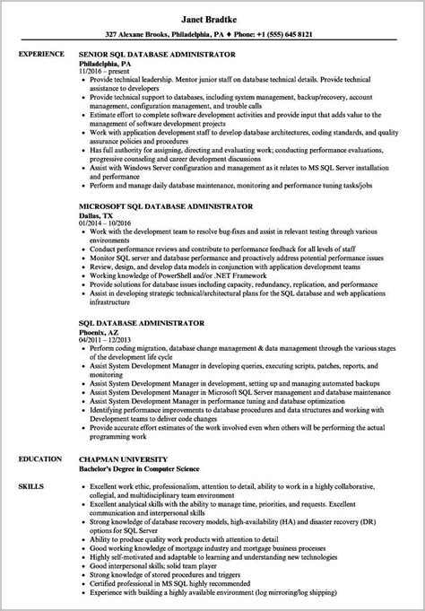 oracle dba manager resume sample resume  gallery