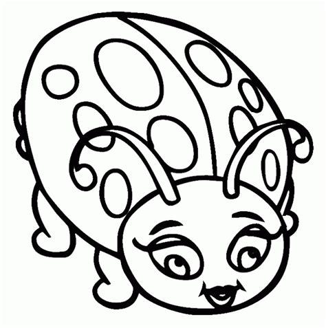 cute ladybug coloring pages coloring home