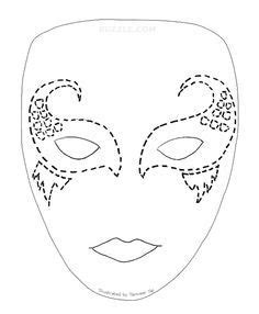 full face mask template google search mascaras  colorir