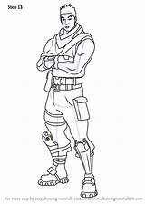 Fortnite Crimson Step Scout Draw Drawing Tutorials sketch template