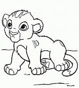 Coloring Pages Simba Baby Printable Kids Lion King Colouring Disney Coloriage Nala Color Young Sheets Sheet Cartoon Pour Print Leones sketch template