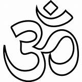 Om Symbol Drawing Namaste Ganesha Background Hinduism Ohm Clipart Transparent Vector Buddhism Vectors Religion Line Ios Pranava Interface Flower Yoga sketch template