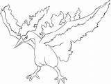 Moltres Coloring Pages sketch template