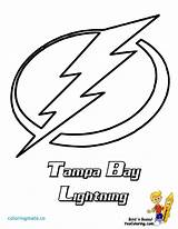 Coloring Tampa Bay Lightning Pages Hockey Nhl Logos Book Teams Colouring Team Kids Printable Color Gif Print Sheets Clip Boys sketch template
