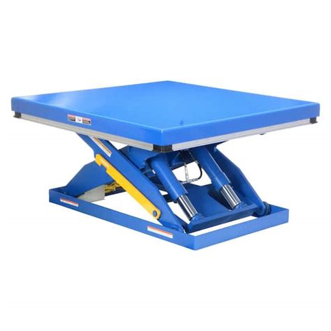 reviews  vestil  lb      electric hydraulic scissor lift table pg