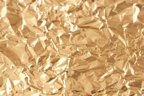 crinkled gold colored foil  stockarch  stock photo archive