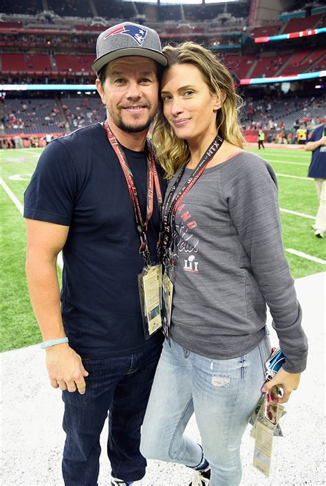 Mark Wahlberg And Rhea Durham From Celebs At Super Bowl 2017 E News