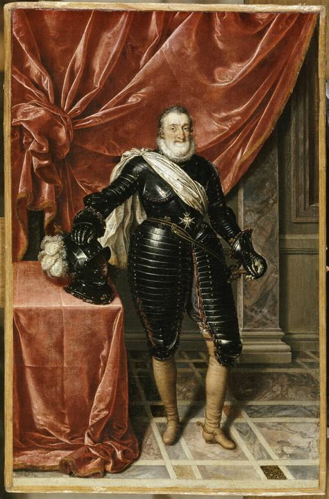 Portrait De Henri Iv 1553 1610 Roi De France En Armure Louvre
