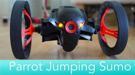 test du mini drone parrot jumping sumo youtube