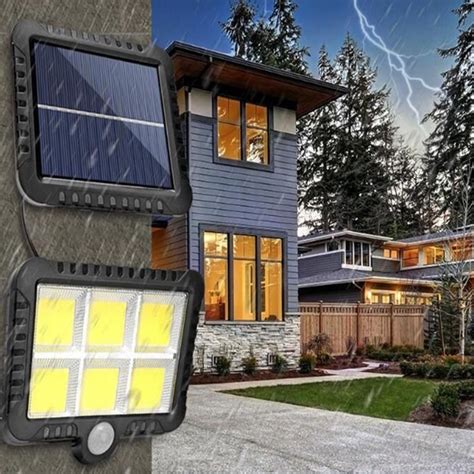 outdoor solar light motion sensor oplaadbare solar muur  licht waterdicht emergency straat