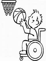 Drawing Coloring Pages Physical Education Athlete Disabilities Disability Kids Basketball Doodle Books People Child Getdrawings Anycoloring sketch template