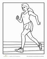 Coloring Running Pages Hebrews Race Sheets Colouring Olympic Classroom Kids Run School Sports Track Field Sport Superhero Themes Theme Books sketch template