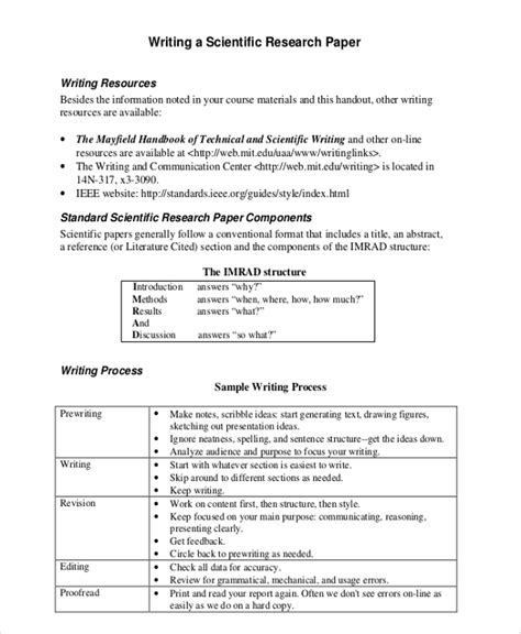imrad research paper  sample thesis  imrad format